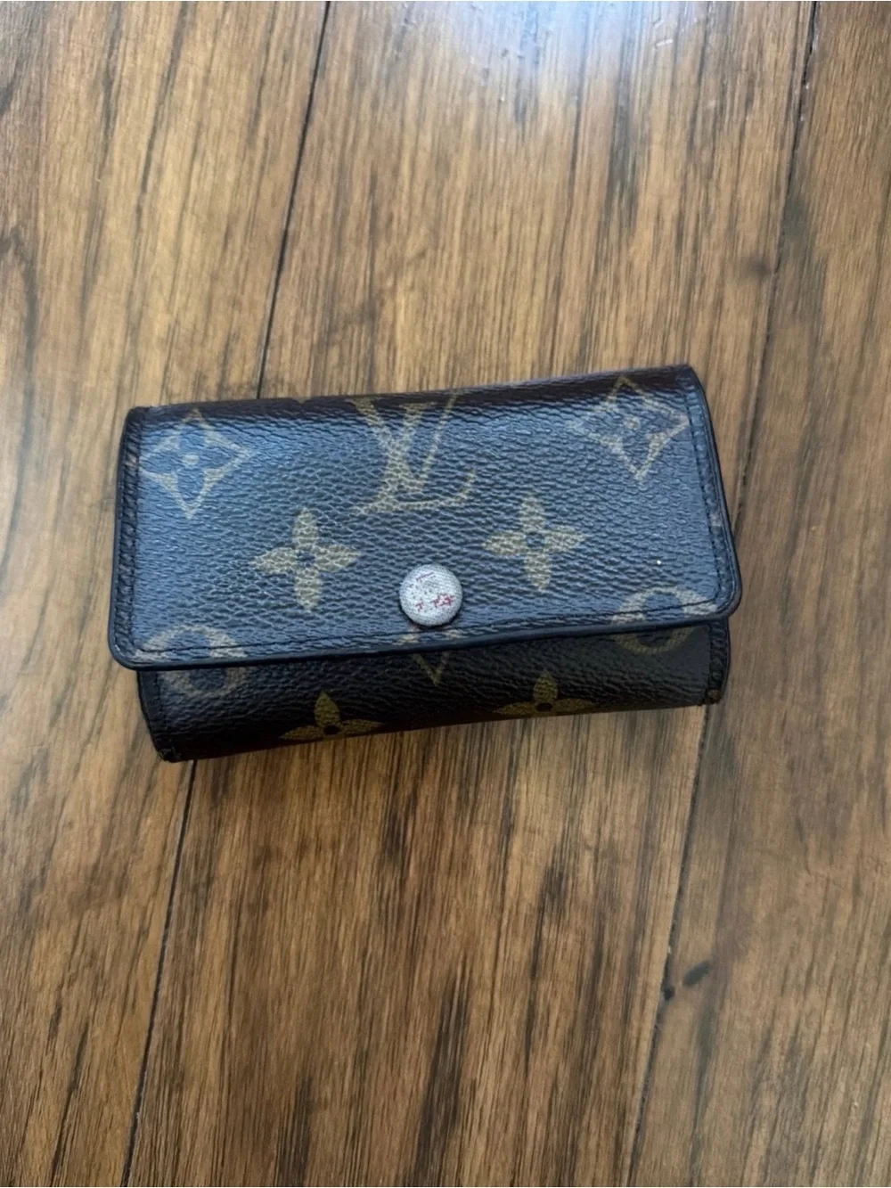 Louis Vuitton Monogram Key & Card Holder in Brown and Gold